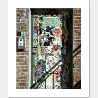 Street Art Stickers Williamsburg Brooklyn NYC Posters and Art